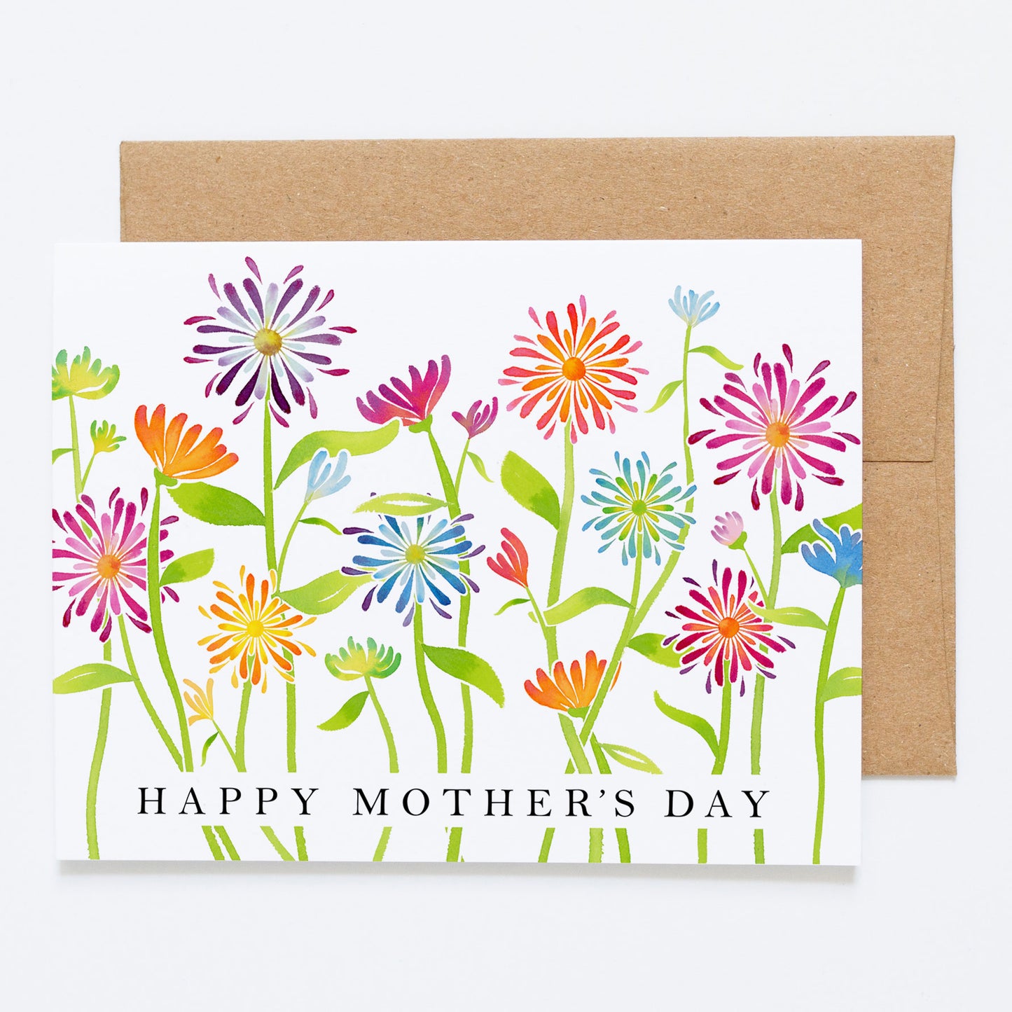 Field of Wildflowers, "Happy Mother's Day" - Greeting Card