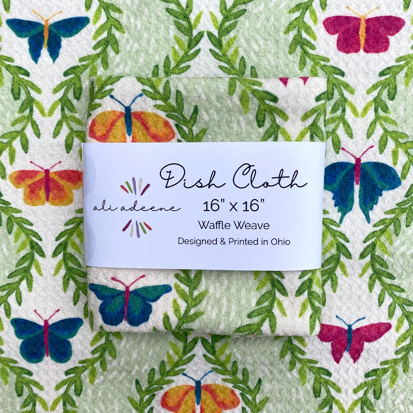 Butterflies - Dish Cloth