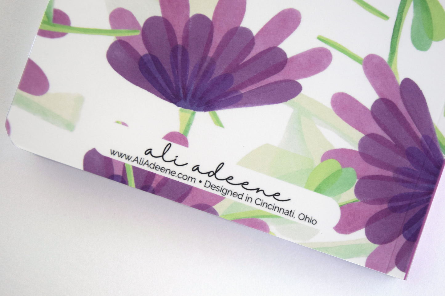 "Flourishing Purples" Layflat Notebook - Small