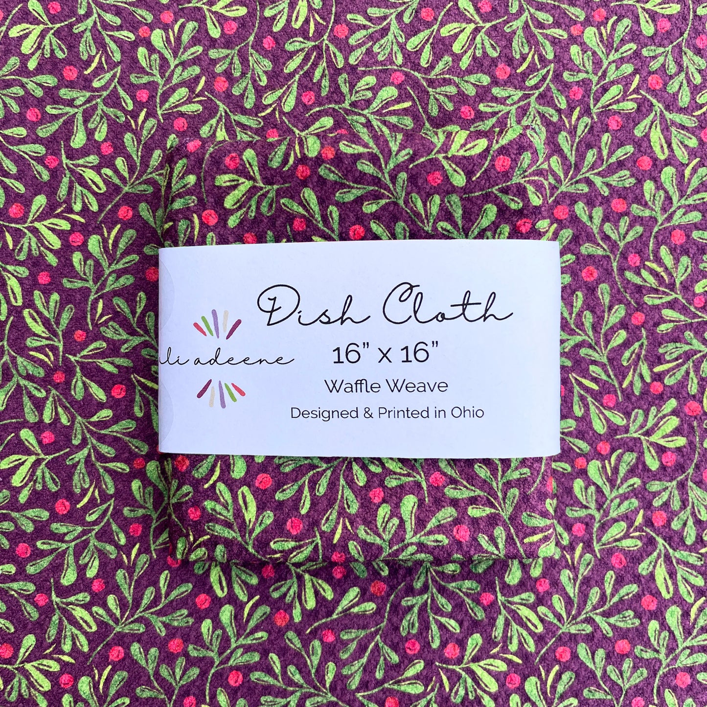 Modern Mistletoe - Dish Cloth