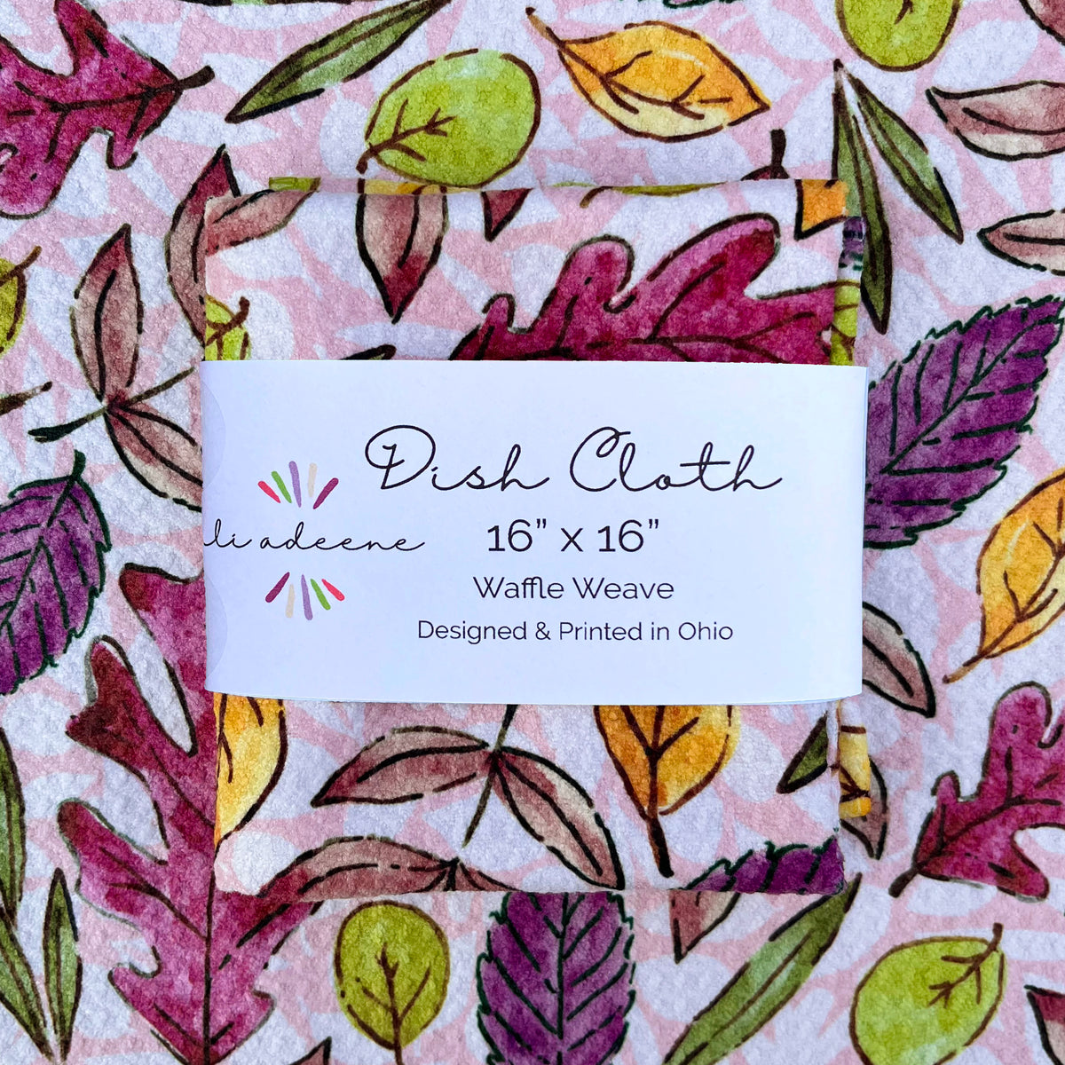 Autumn Leaves - Dish Cloth