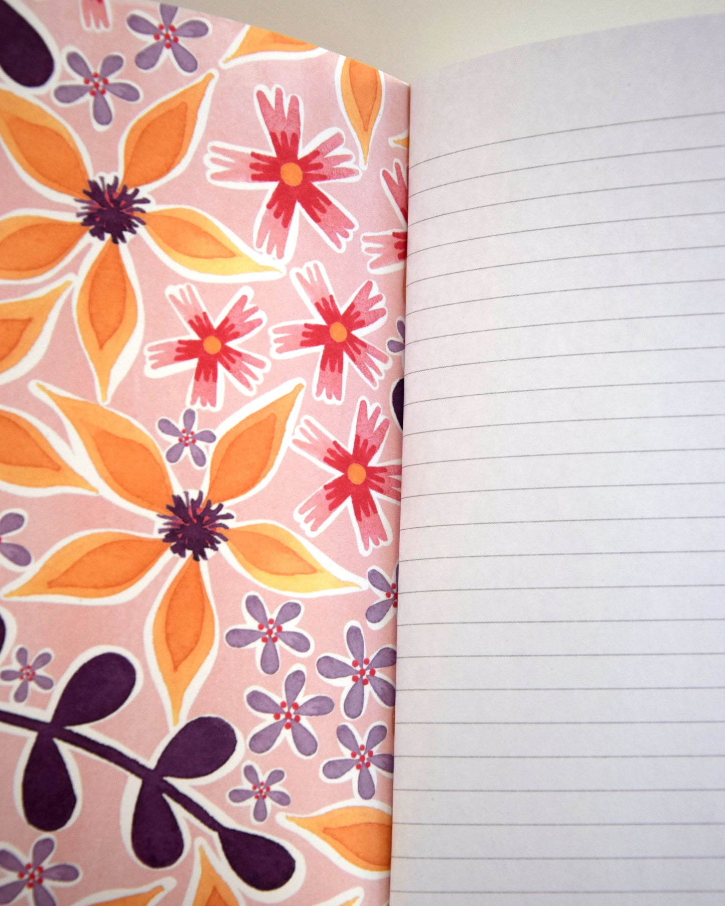 "Pink Salt" Layflat Notebook - Small