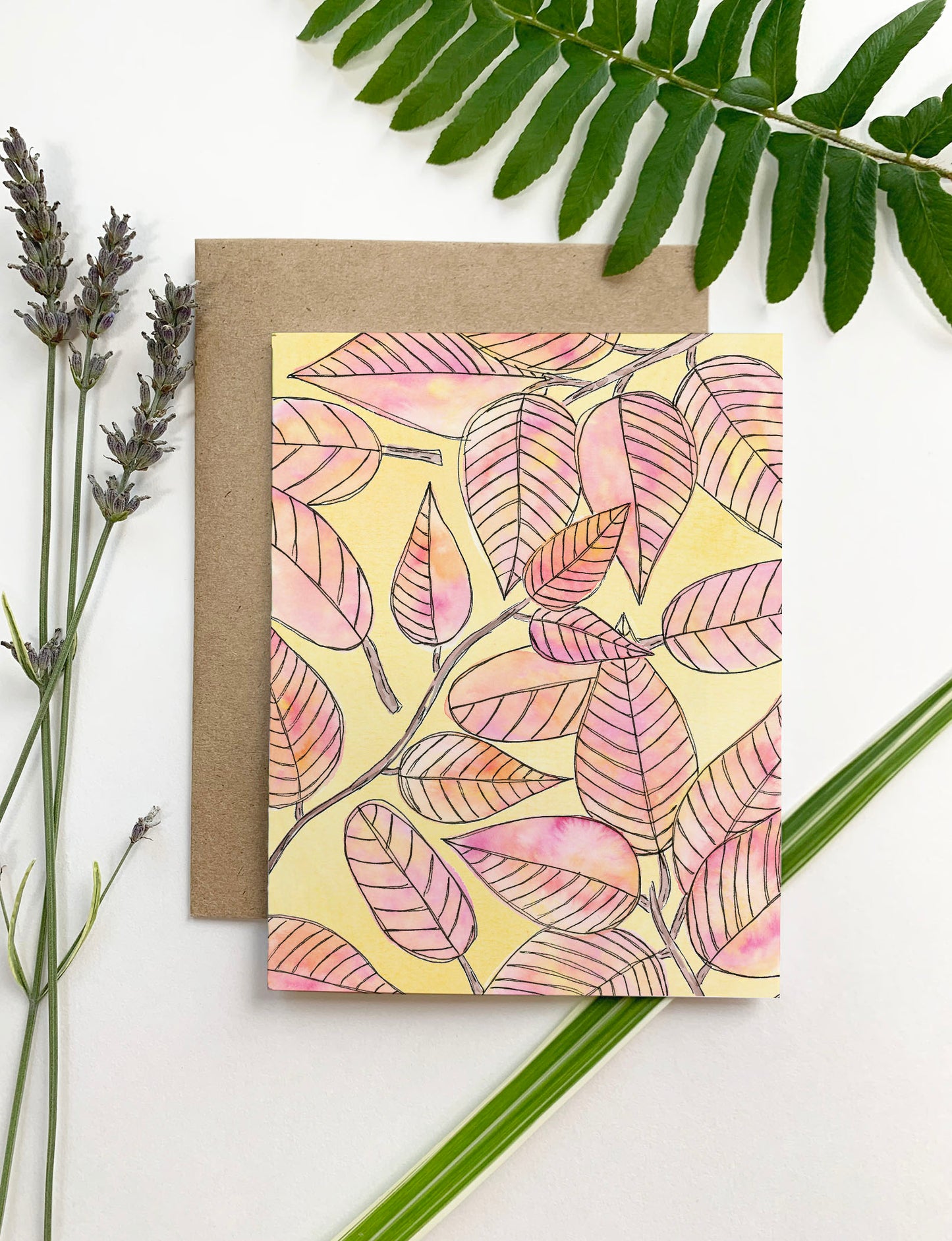 Autumn Leaves - Greeting Card