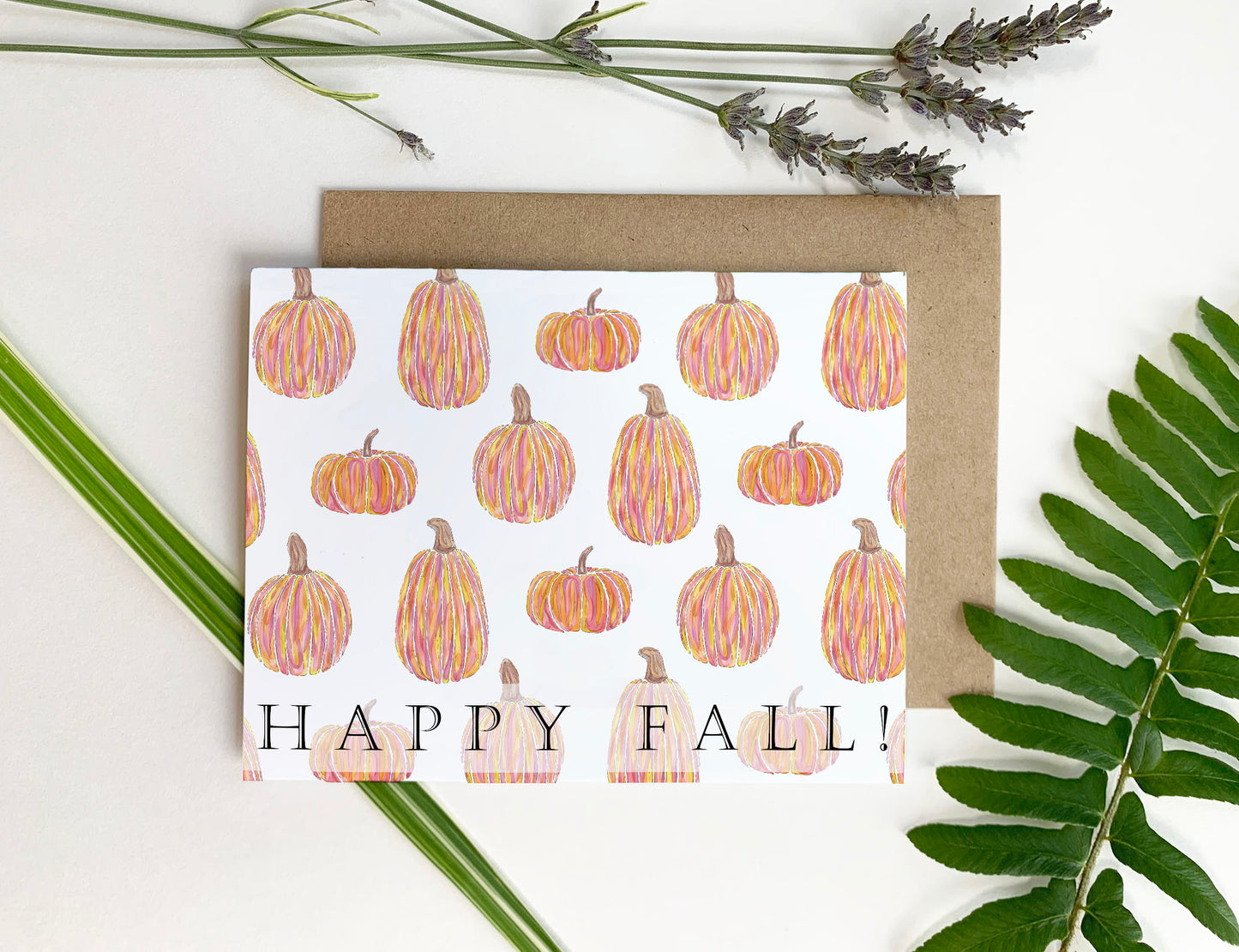 Pumpkin Patch, "Happy Fall!" - Greeting Card