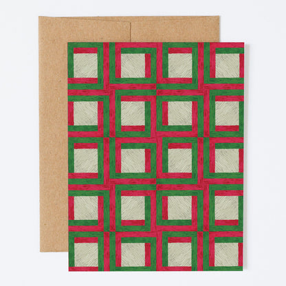 "A Quilted Holiday" - Set of 3 Greeting Cards