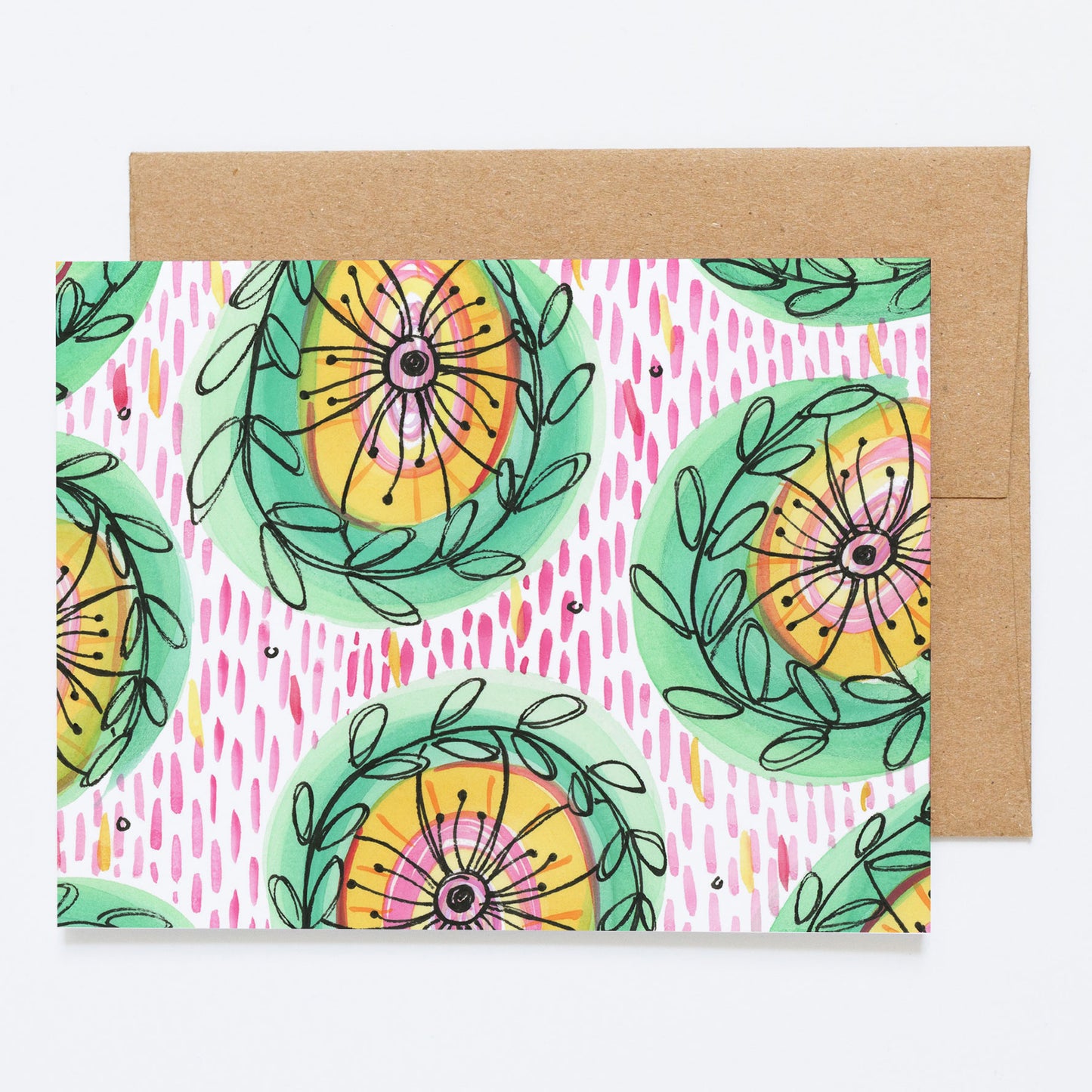 Summer Blooms - Greeting Card