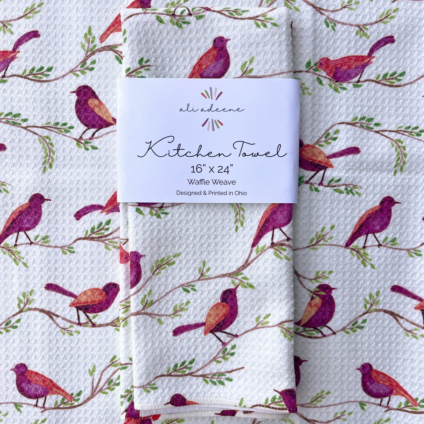 Trailing Birds - Kitchen Towel