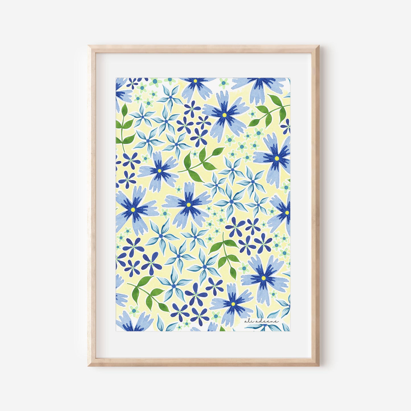 Blue Meadow - Art Print