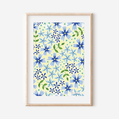 Blue Meadow - Art Print