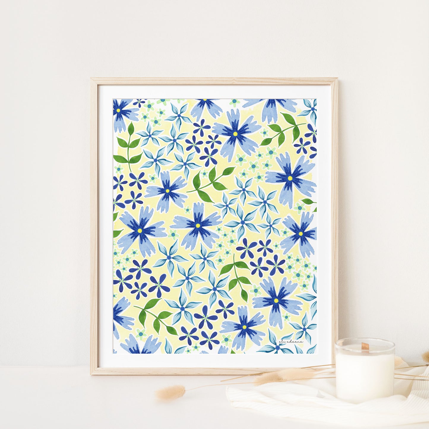 Blue Meadow - Art Print