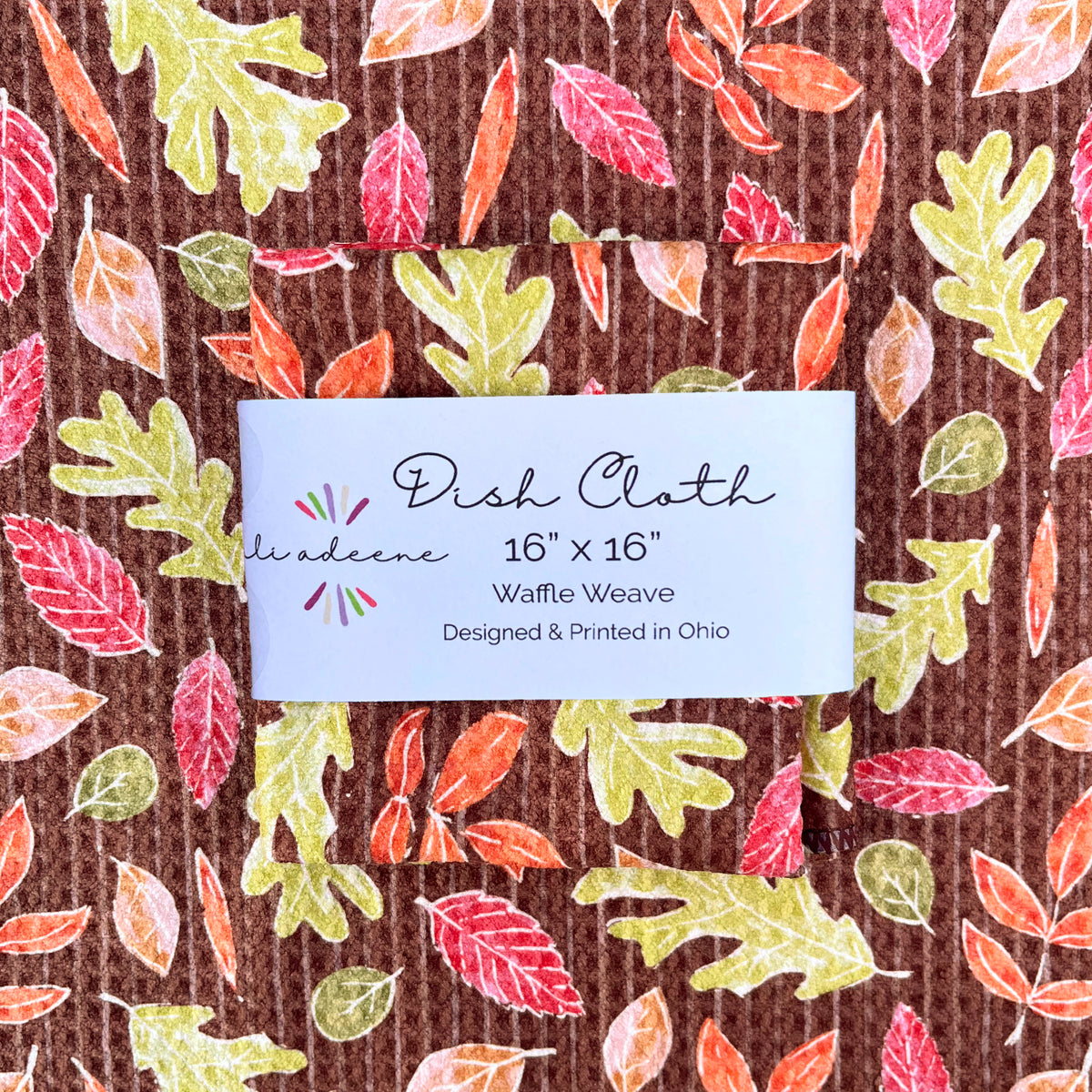 Falling Leaves - Dish Cloth