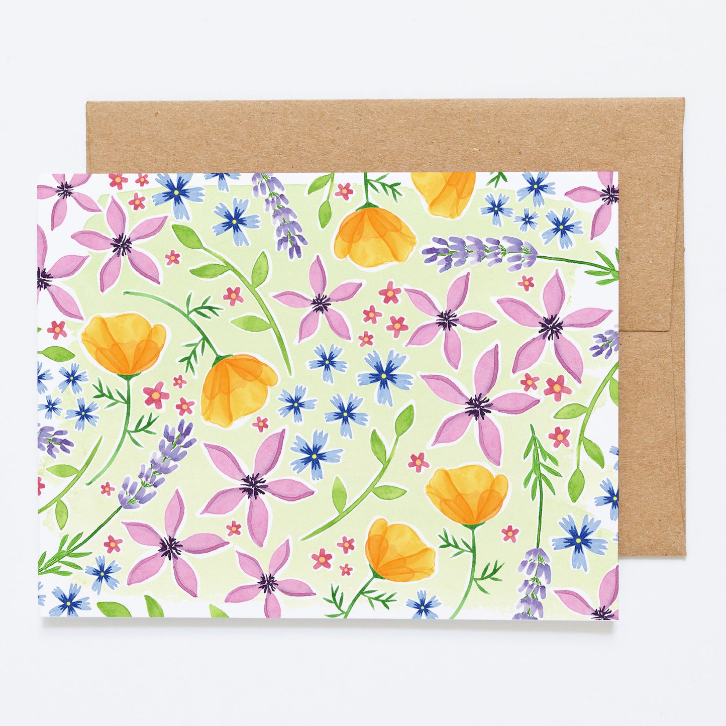 Dreamy Summer Meadow - Greeting Card