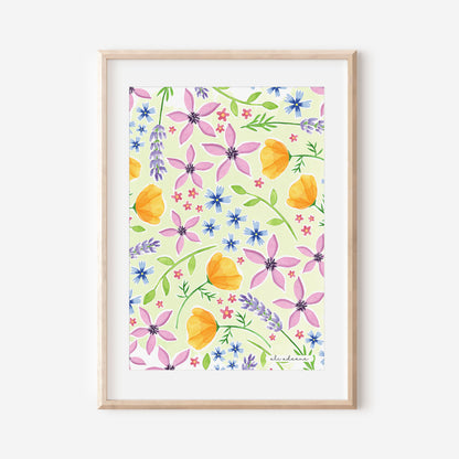 Dreamy Summer Meadow - Art Print