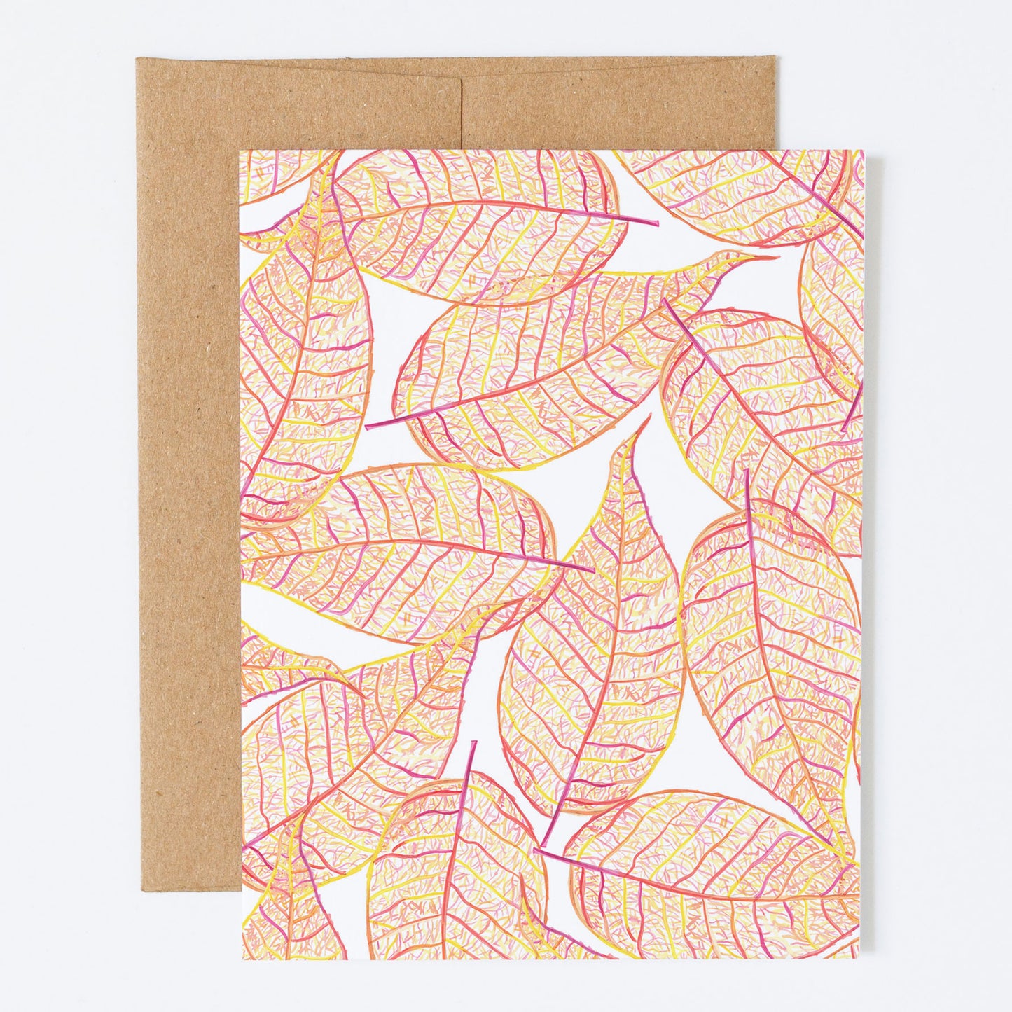 Fallen Leaves - Greeting Card