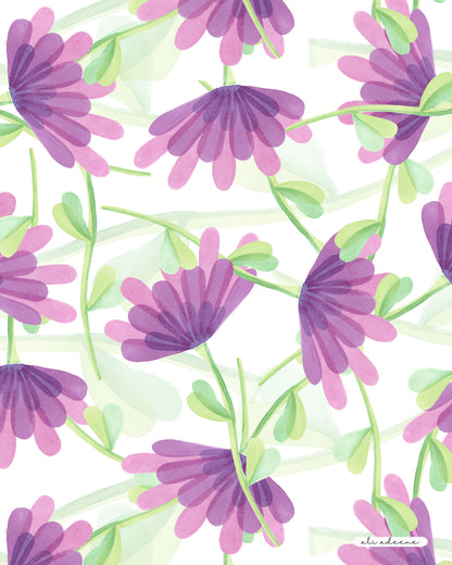 Flourishing Purples - Art Print