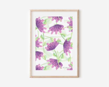 Flourishing Purples - Art Print