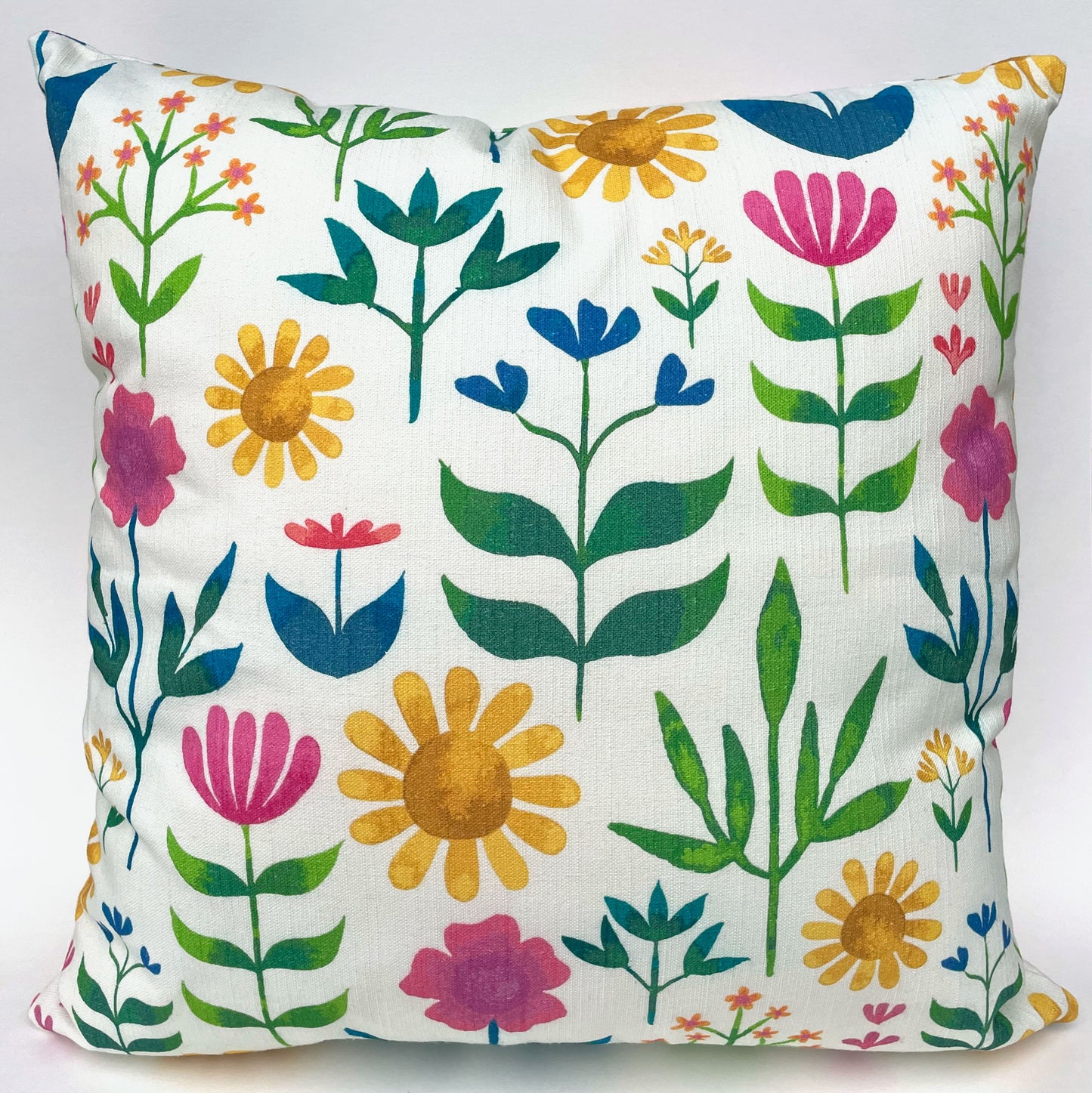 Folksy Throw Pillow Cover