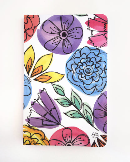 "Fresh Cut Flowers" Layflat Notebook - Small