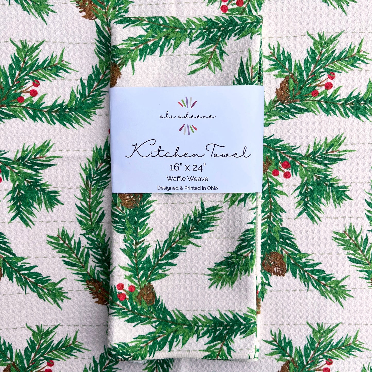 Christmas Garland - Kitchen Towel