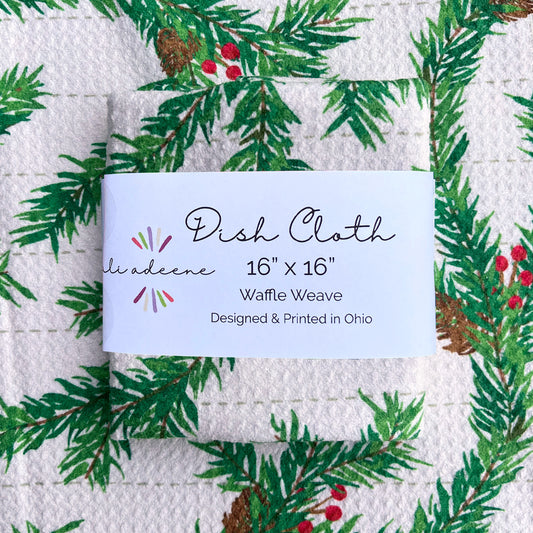 Christmas Garland - Dish Cloth