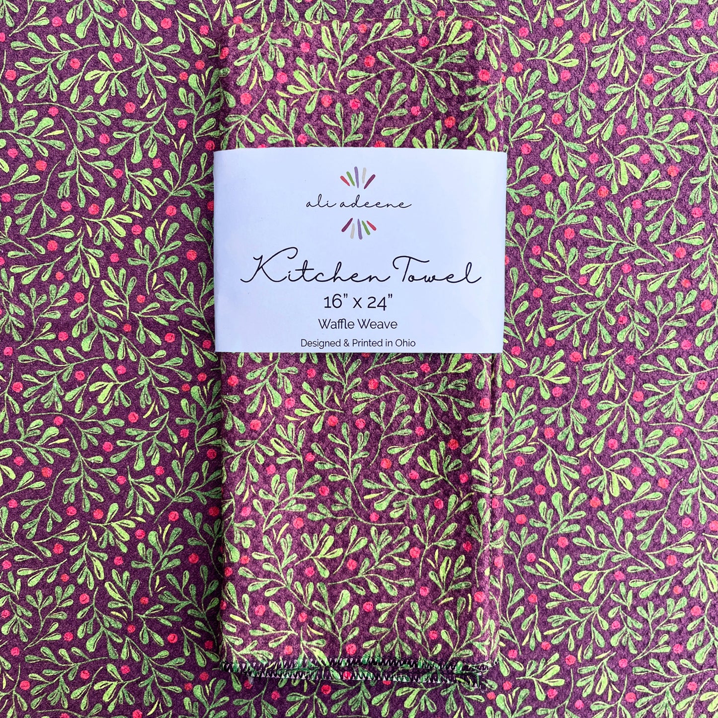 Modern Mistletoe - Kitchen Towel