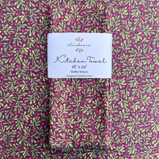 Modern Mistletoe - Kitchen Towel