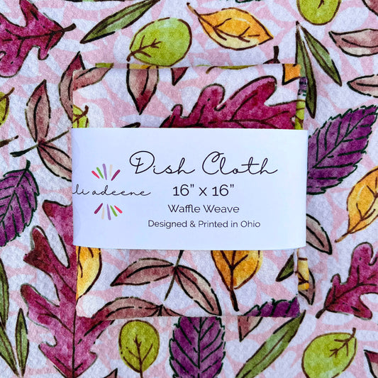 Autumn Leaves - Dish Cloth