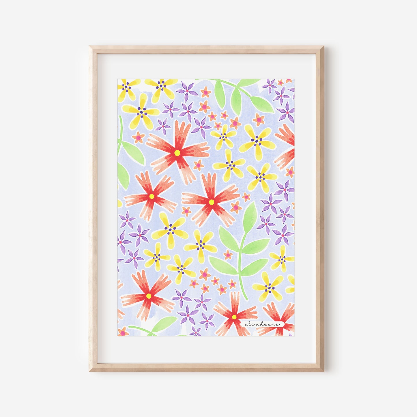 Pastel Meadow - Art Print