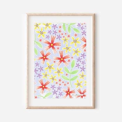 Pastel Meadow - Art Print