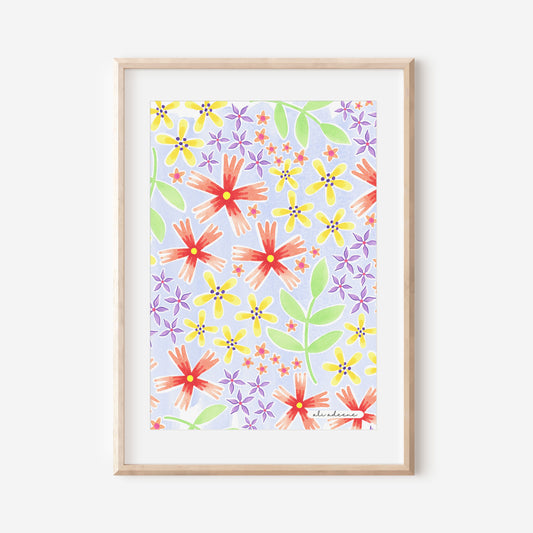 Pastel Meadow - Art Print