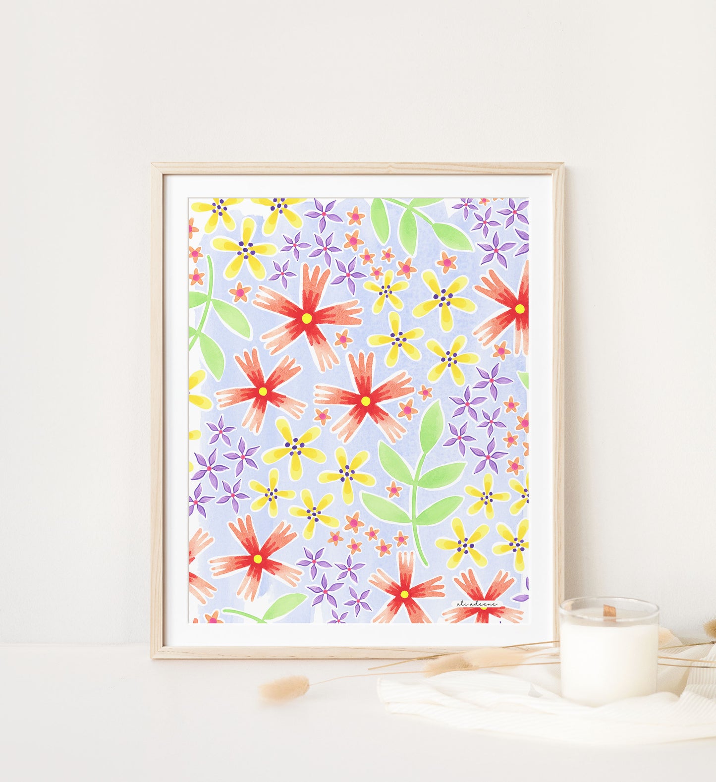 Pastel Meadow - Art Print