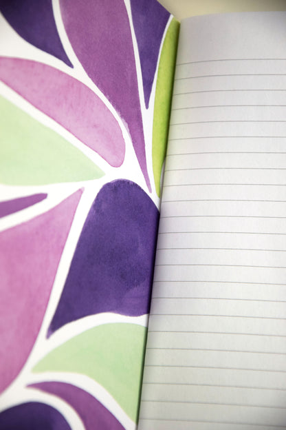 "Purple Salt" Layflat Notebook - Small