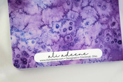 "Purple Salt" Layflat Notebook - Small