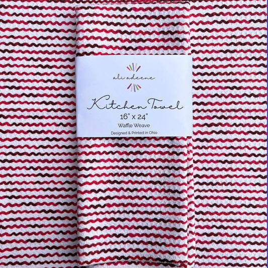 Holiday Ribbon - Kitchen Towel