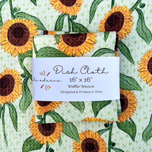 Sunflowers - Dish Cloth