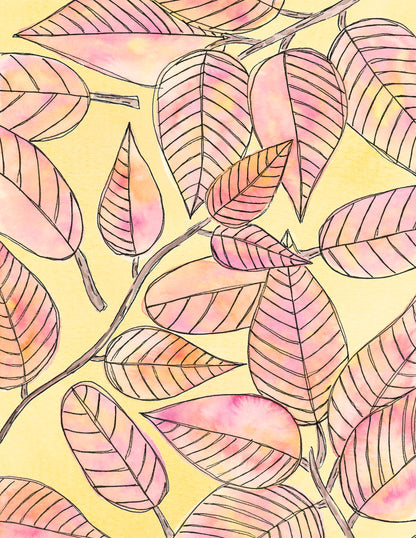 Autumn Leaves - Greeting Card