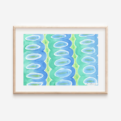 Blue Cascades - Art Print