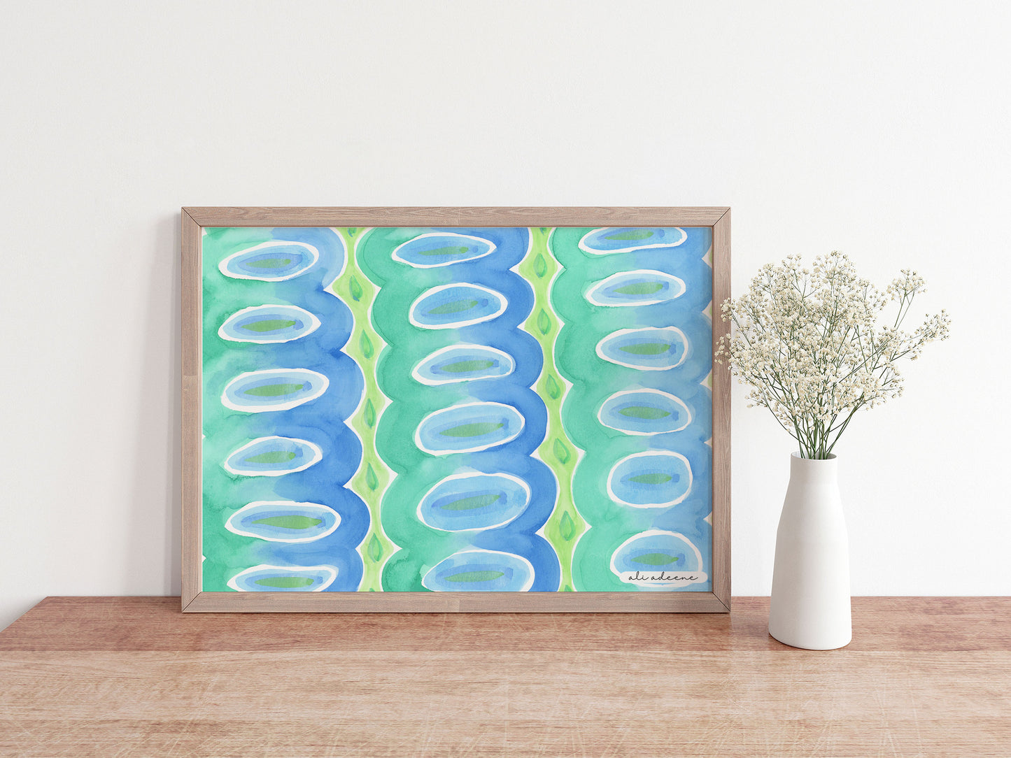 Blue Cascades - Art Print