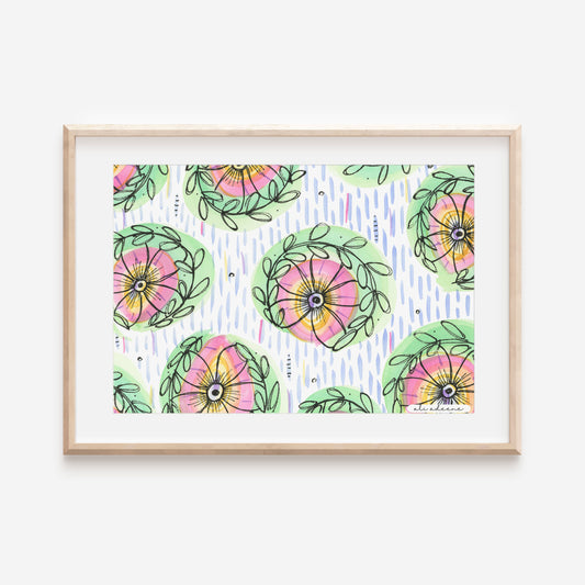 Early Spring Blooms - Art Print