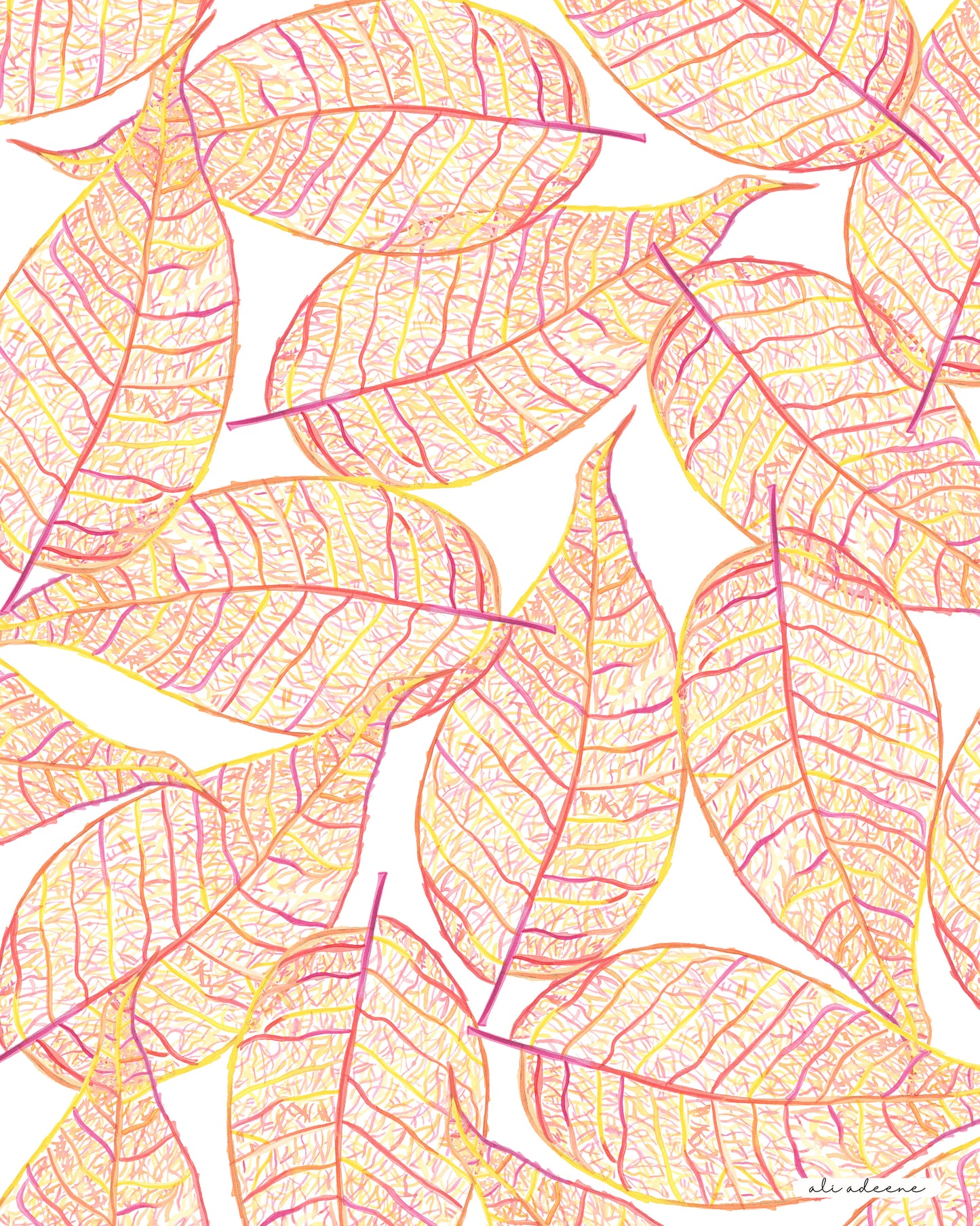 Fallen Leaves - Art Print