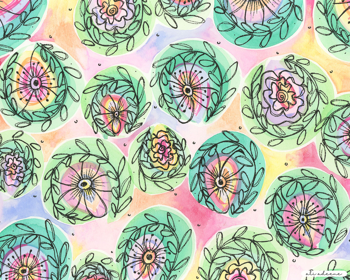 Whimsical Blooms - Art Print