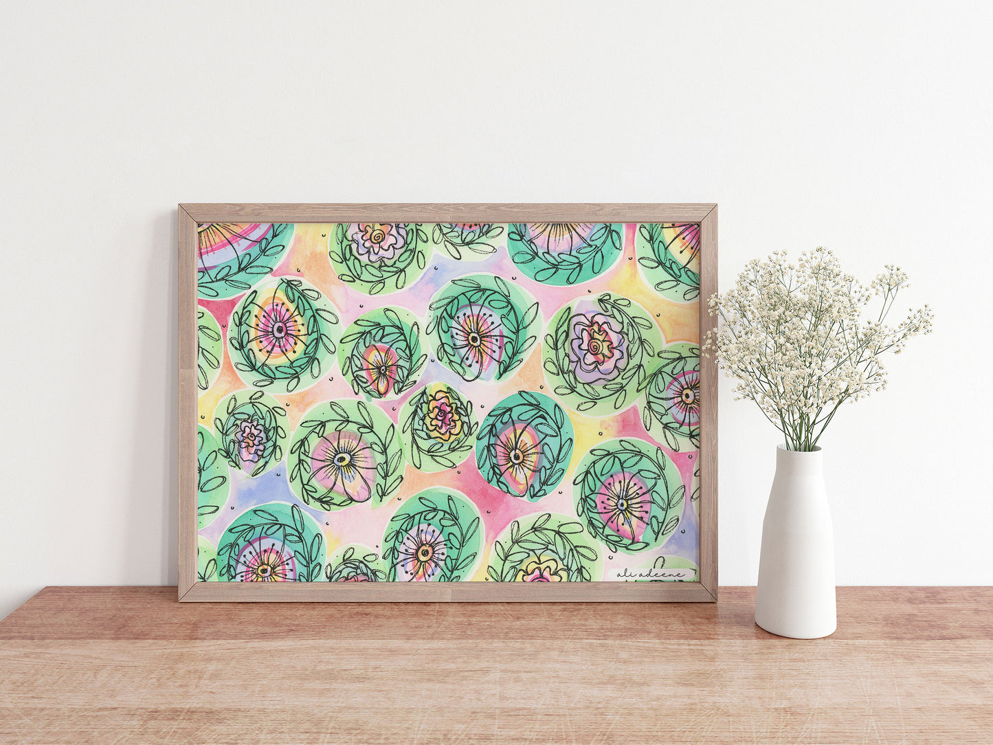 Whimsical Blooms - Art Print