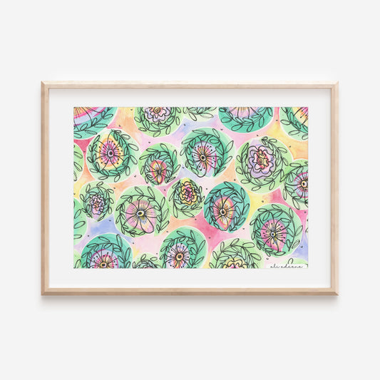 Whimsical Blooms - Art Print